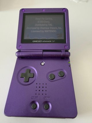 Nintendo Game Boy Advance SP + Juego + cargador