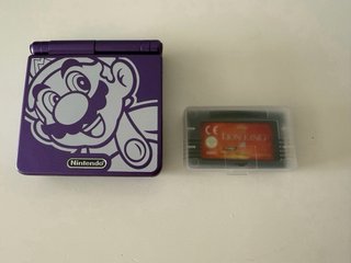 Nintendo Game Boy Advance SP + Juego + cargador