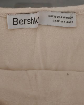 Vestido Bershka blanco talla única
