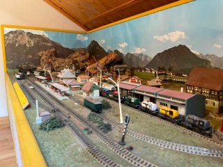 Maqueta tren antigua años 60