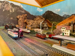 Maqueta tren antigua años 60