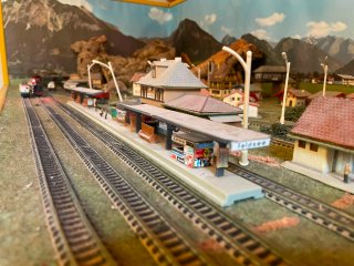 Maqueta tren antigua años 60