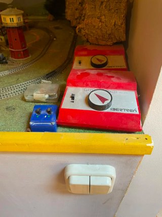 Maqueta tren antigua años 60