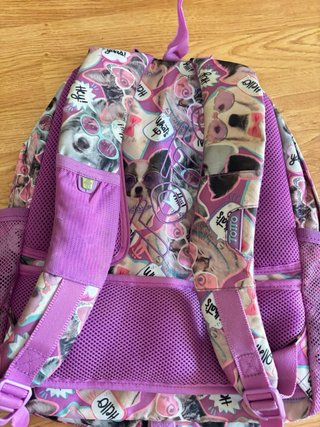 Mochila Totto Perritos y Gatitos Multicolor