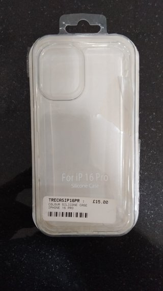 Funda Silicona iPhone 16 Pro Azul