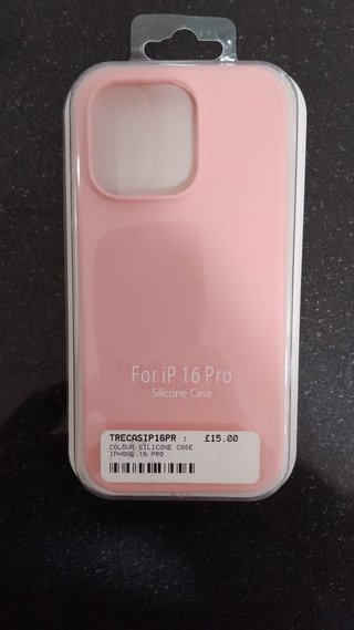 Funda Silicona iPhone 16 Pro Azul