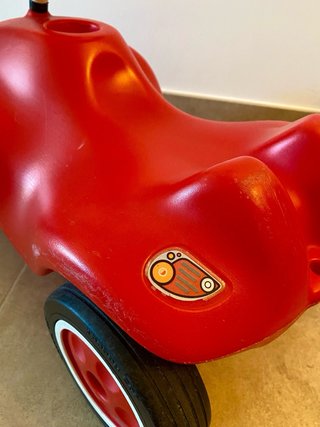 Coche correpasillos BIG Bobby Car rojo