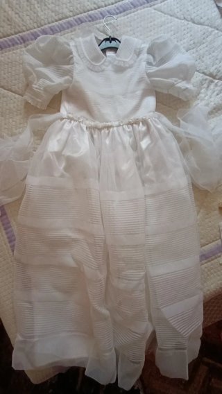 Vestido de Comunión Blanco con Accesorios