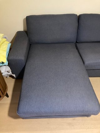 Sofá 3 plazas - chaise longue/amplios reposabrazos