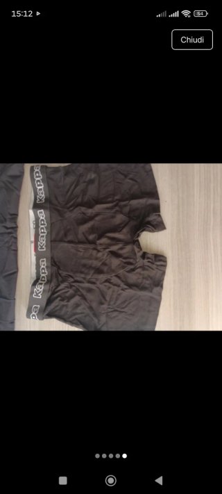 Kappa Intimo Uomo 2 Pezzi Nero