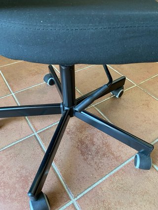 Silla de oficina Ikea Flintan Negra
