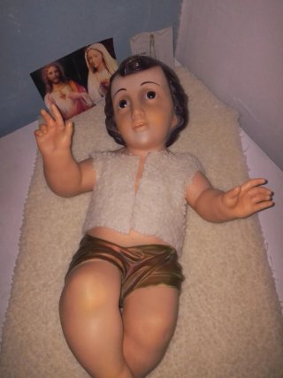 Niño Jesús grande muñeco religioso