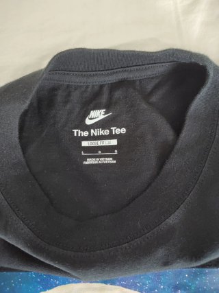 PRINTED T SHIRT, BLACK, L ,NIKE