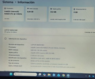 Portátil HP 15s-fq0003ns Nuevo