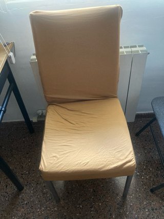 3 Sillas Blancas para Retapizar