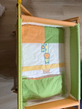 Minicuna de madera para bebé