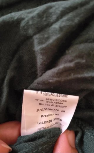Vestito lungo fantasia geometrica