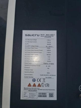 Inversor Solar Salicru Equinox2 10kW Trifásico