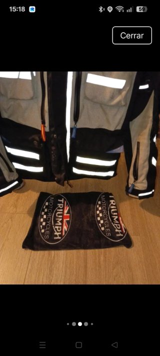 Chaqueta Moto Triumph Original