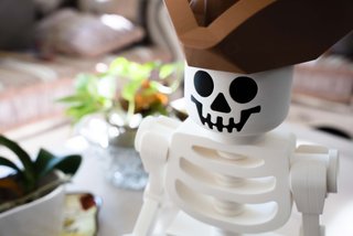 Scheletro Pirata Gigante 26cm - Simil Lego