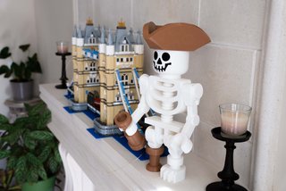 Scheletro Pirata Gigante 26cm - Simil Lego