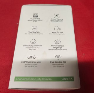 Telecamera Sicurezza Anona Pano 4K UHD