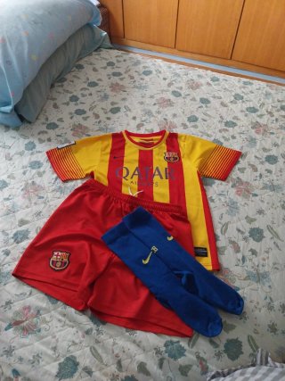 Equipación Barça Infantil