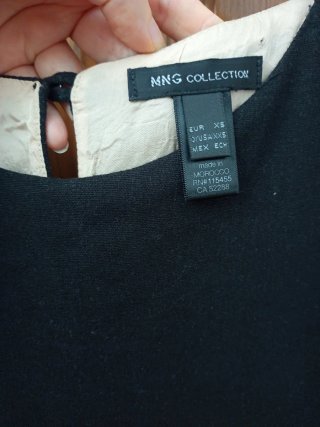Vestito corto in lino MNG