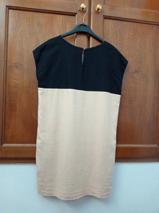 Vestito corto in lino MNG