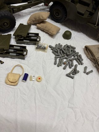 Lote Madelman Militar: Jeep, Cañón, 1erGENERACIÓN