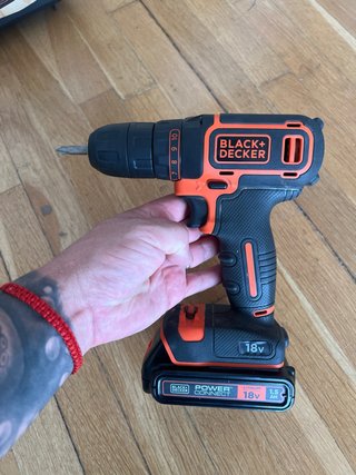 Taladro Black+Decker 18V Inalámbrico