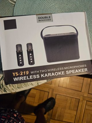 Altavoz karaoke Blanco YS-219