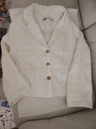 Blazer Zara Bianco