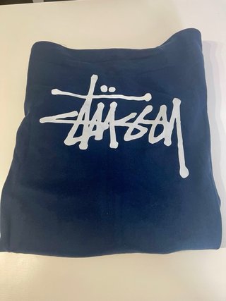 Sudadera Stussy Azul con Cremallera