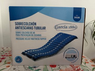 ️Sobrecolchón antiescaras tubular con compresor