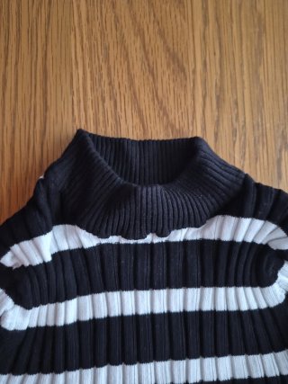 Jersey Bershka Rayas Cuello Alto