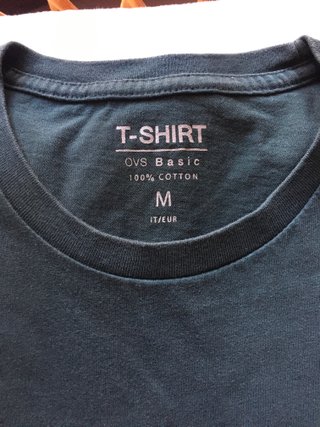 T-shirt OVS Basic Uomo Cotone Verde Taglia M
