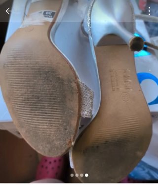 Sandalias de fiest Plateados Talla 39