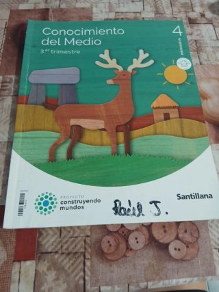 Lote libros de Conocimiento del Medio 4 primaria