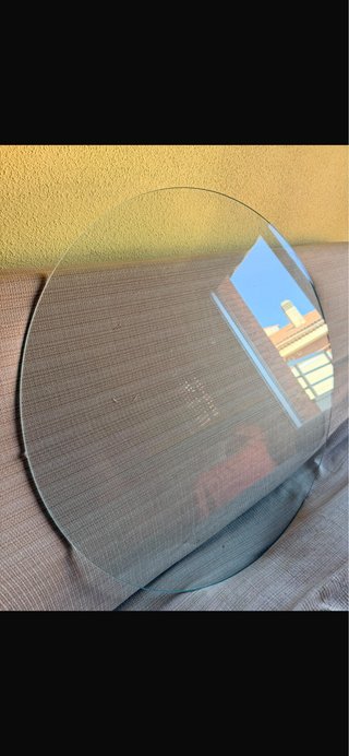 Cristal para mesa redonda 80 cm