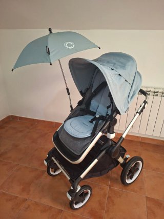 Carro Bugaboo Fox 2 Gris/Azul