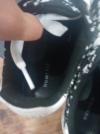 Zapatillas Numeris Negro/Blanco