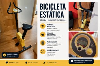 Bicicleta estática Fitness One