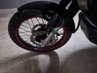 Honda Transalp Negra