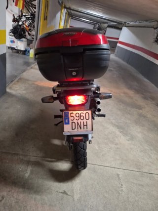 Honda Transalp Negra