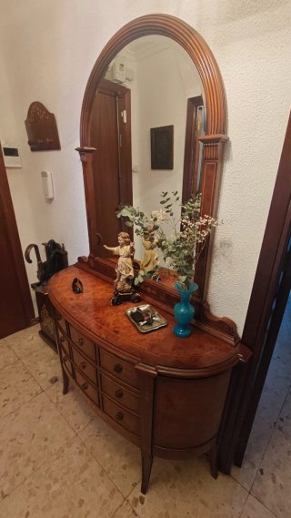 Mueble de entrada madera