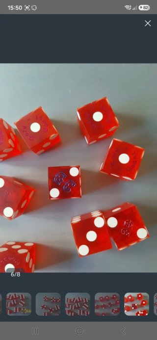 Dados profesionales casino Las Vegas