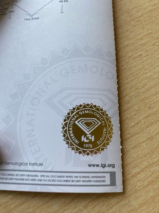 Diamante Corazón 1.01 CT Certificado IGI 80860244