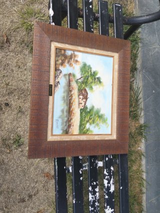 Cuadro Rivera paisaje