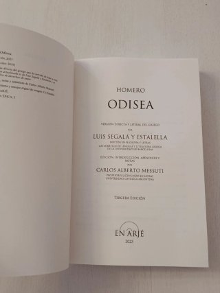 Libro Odisea